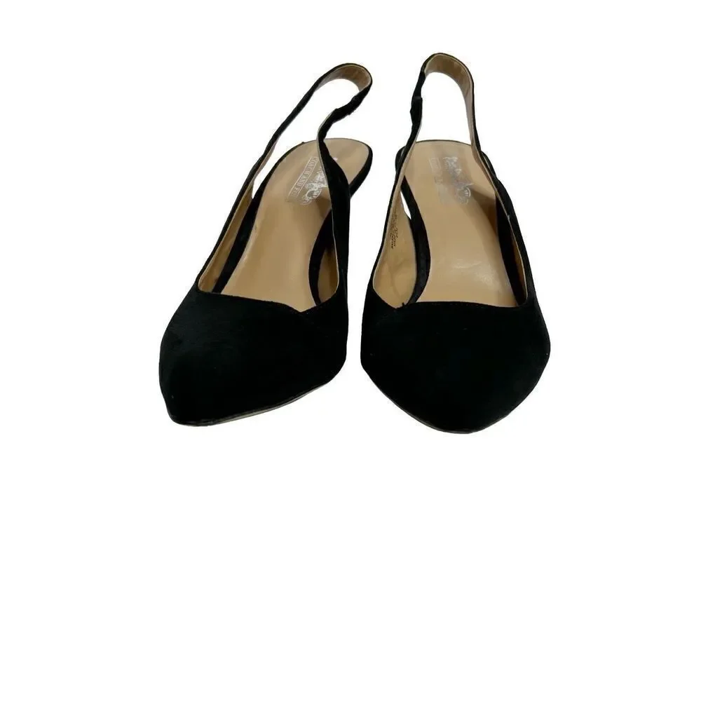 Coach and Four black Letti -CF sling back heels size 6.5